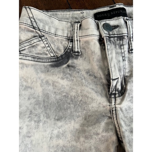 Rock & Republic Kashmiere Jeans 2M Pink Cloud - Picture 3 of 9